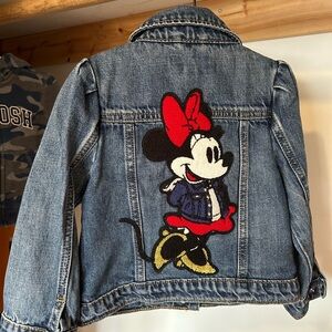 Baby GAP Blue Jean Jacket with Minnie Mouse